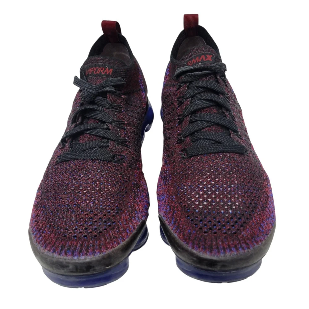 Nike ViporMax Burgundy Blue Black Women's Athletic Shoes Size 7.5